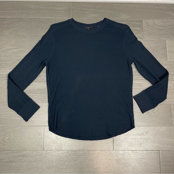 Vince Thermal Long Sleeve Crew Neck Pullover Long Sleeve Shirt MR7969189A L - Picture 12 of 14